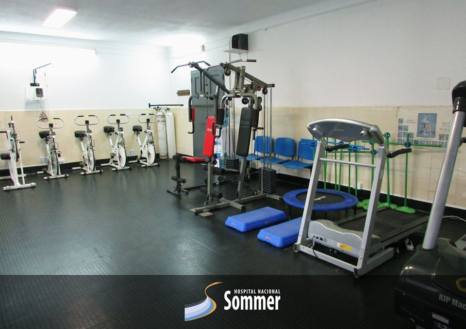 Se remodeló el centro de rehabilitación cardiopulmonar del Hospital Sommer