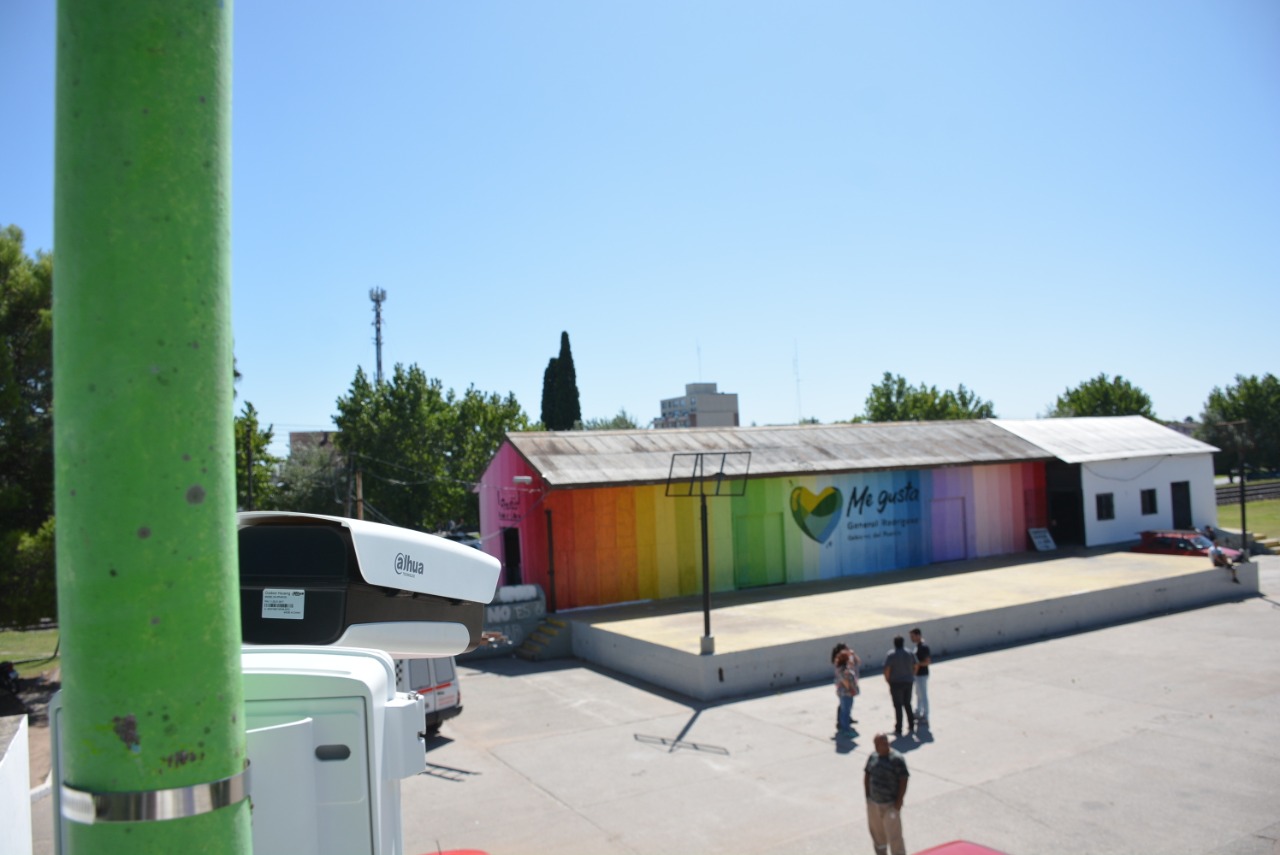 Se instalaron cámaras de seguridad en el predio “Estación Cultural”