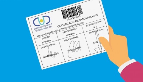 Prorrogan los vencimientos de Certificados de Discapacidad y Símbolo Internacional de Acceso