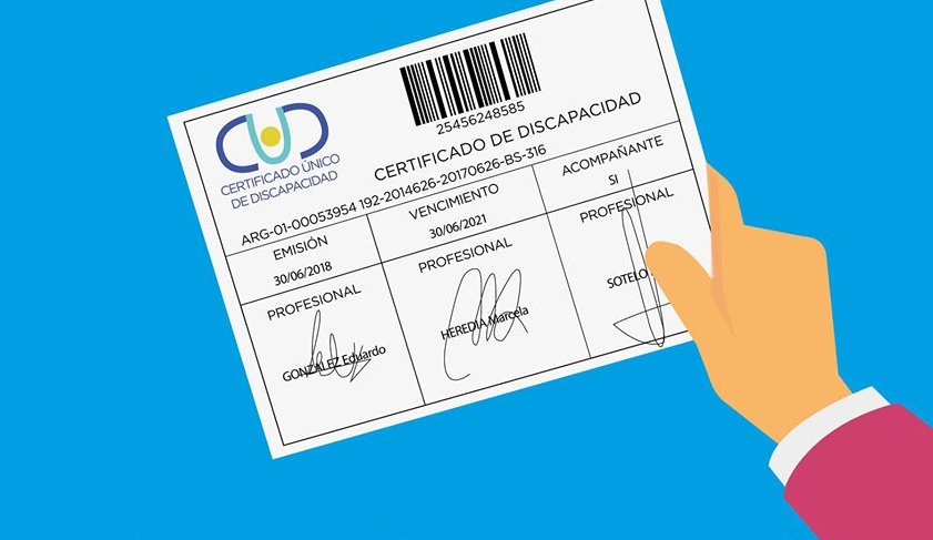 Prorrogan los vencimientos de Certificados de Discapacidad y Símbolo Internacional de Acceso