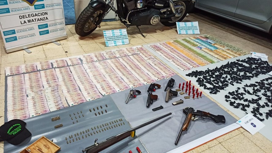 Cayó en La Matanza una banda narco que distribuiría droga en Rodríguez y la región