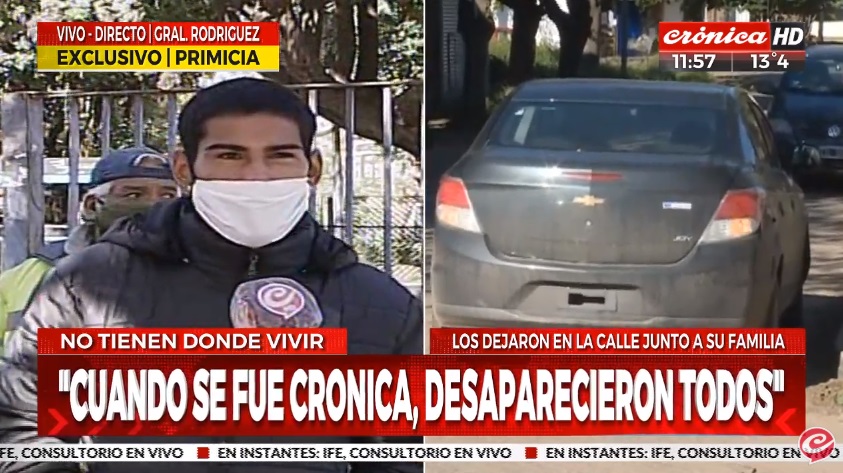 Tras las amenazas, la familia de Parque Granaderos volvió a pedir ayuda municipal en otro móvil de Crónica TV