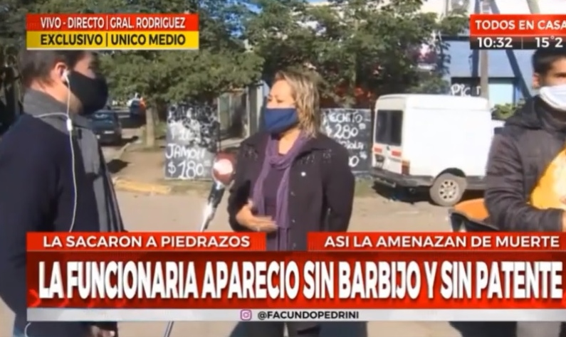 Mauro García respaldó a Mottino luego del tenso cruce con un notero de Crónica TV en La Fraternidad