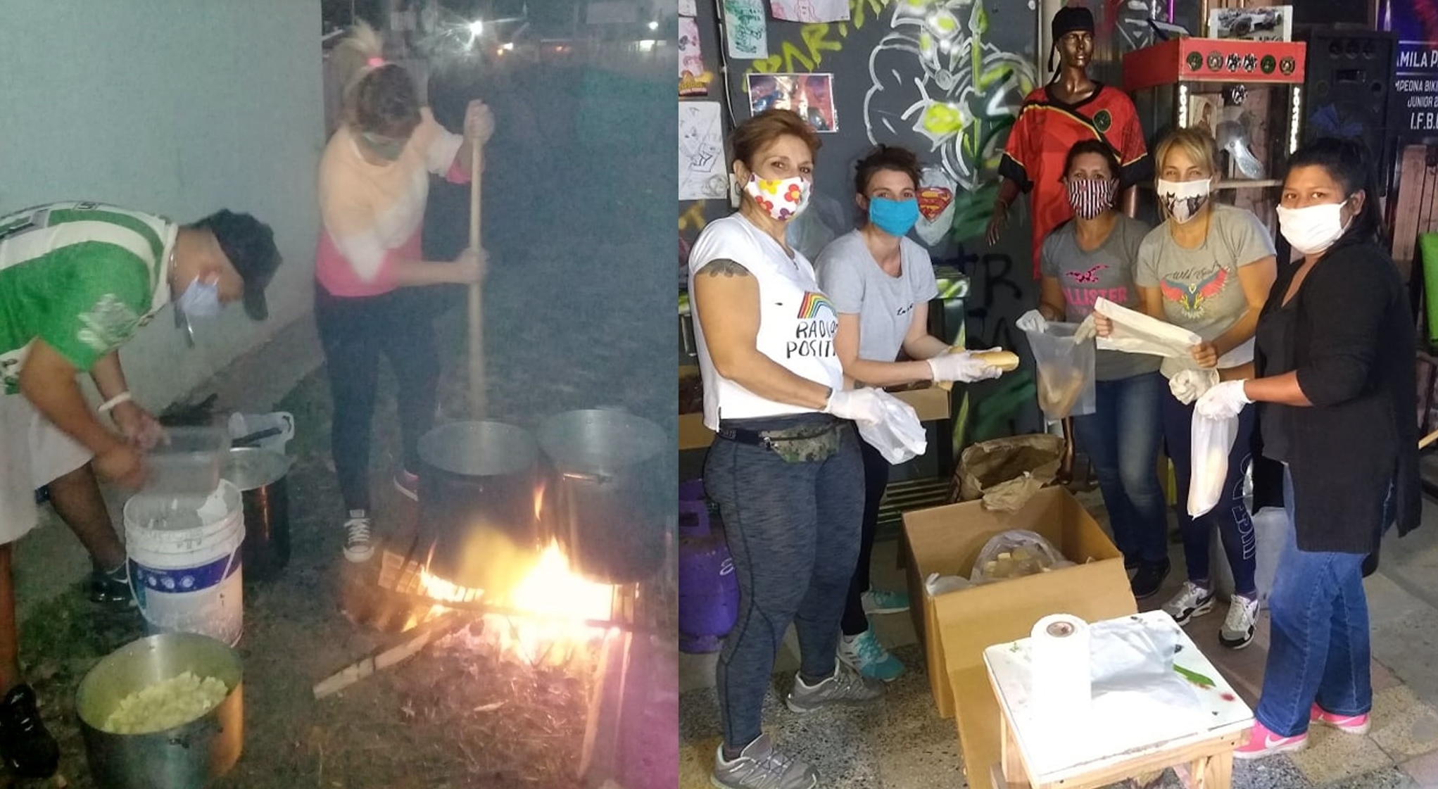 Ollas populares: iniciativas solidarias vecinales que crecen en Rodríguez durante la cuarentena