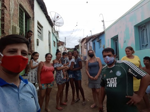 Rodriguense varado en Brasil creó una red solidaria para llevar ayuda a favelas y barrios