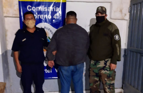 Policía Rural aprehendió en el límite con Moreno a delincuente con múltiples pedidos de captura