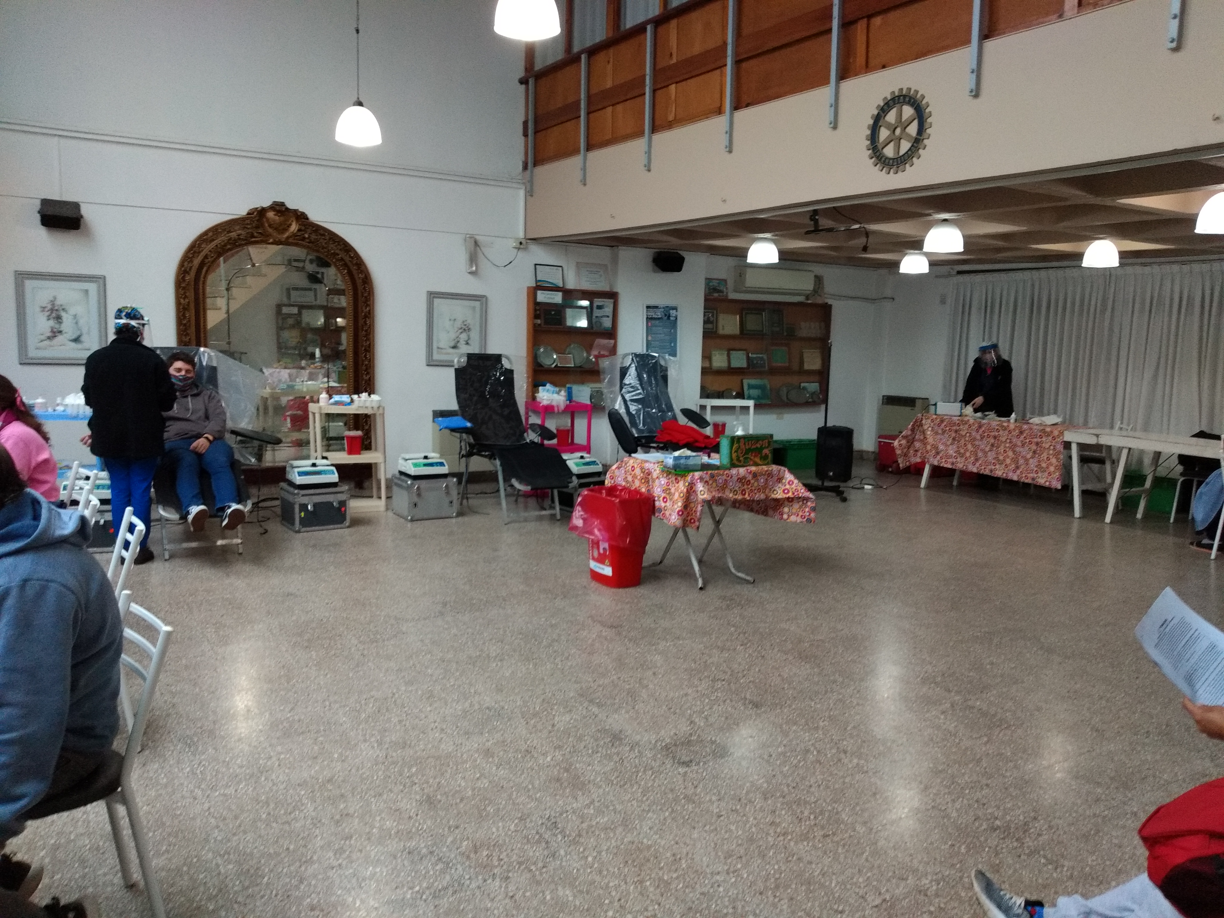 El Rotary Club de General Rodríguez llevó adelante normalmente una jornada de donación de sangre