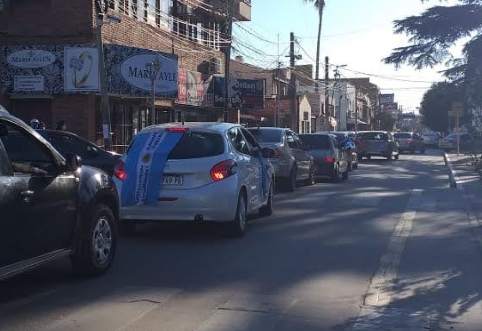 El 17-A fue la marcha (en autos) de mayor convocatoria de la oposici&oacute;n en Gral. Rodr&iacute;guez