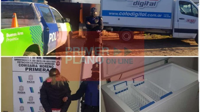 Cayó en Rodríguez una mujer que estafó al Coto de Moreno en medio millón de pesos