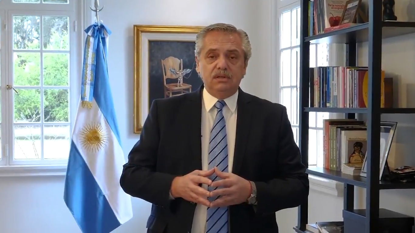alberto anuncio 28 de agosto de 2020 cuarentena coronavirus