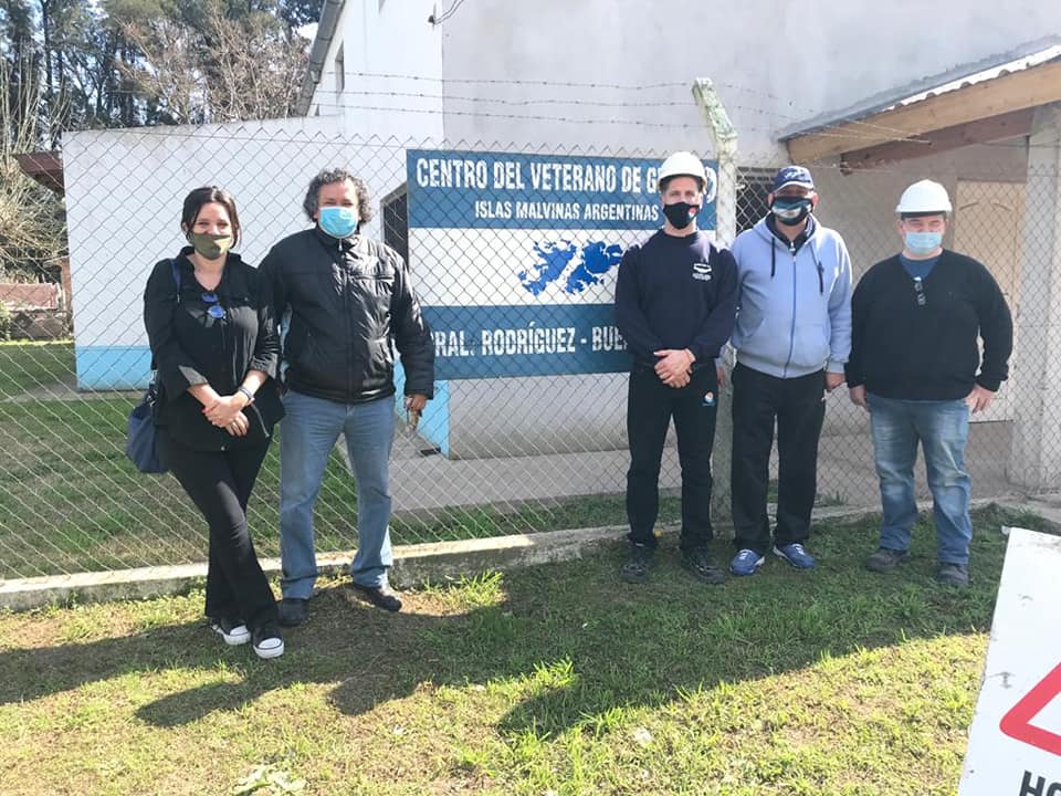 entrega gas al centro de veterano de guerra de malvinas general rodríguez