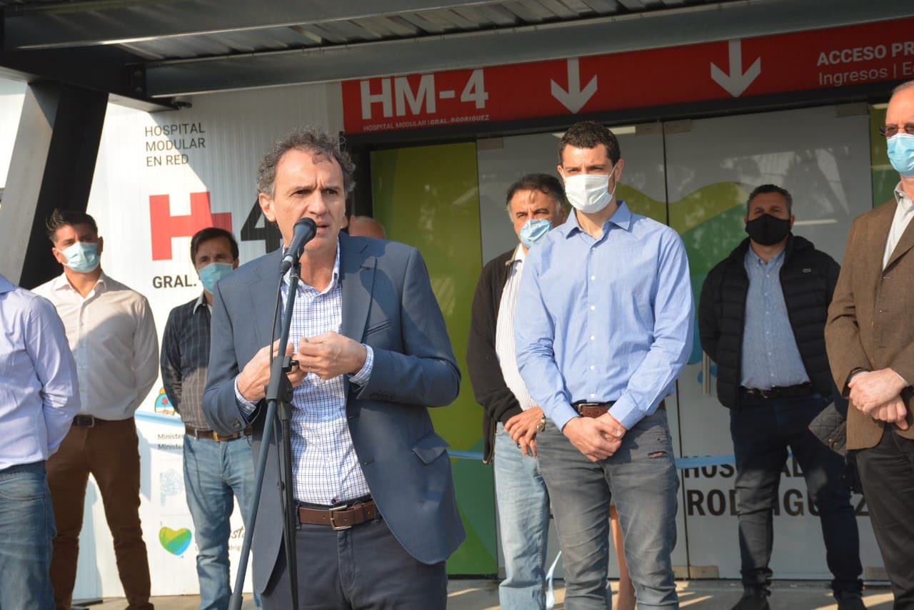 inauguracion hospital modular general rodriguez katopodis