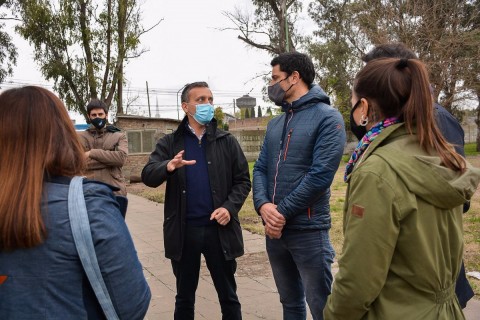 Funcionarios del área de Deportes provincial visitaron General Rodríguez