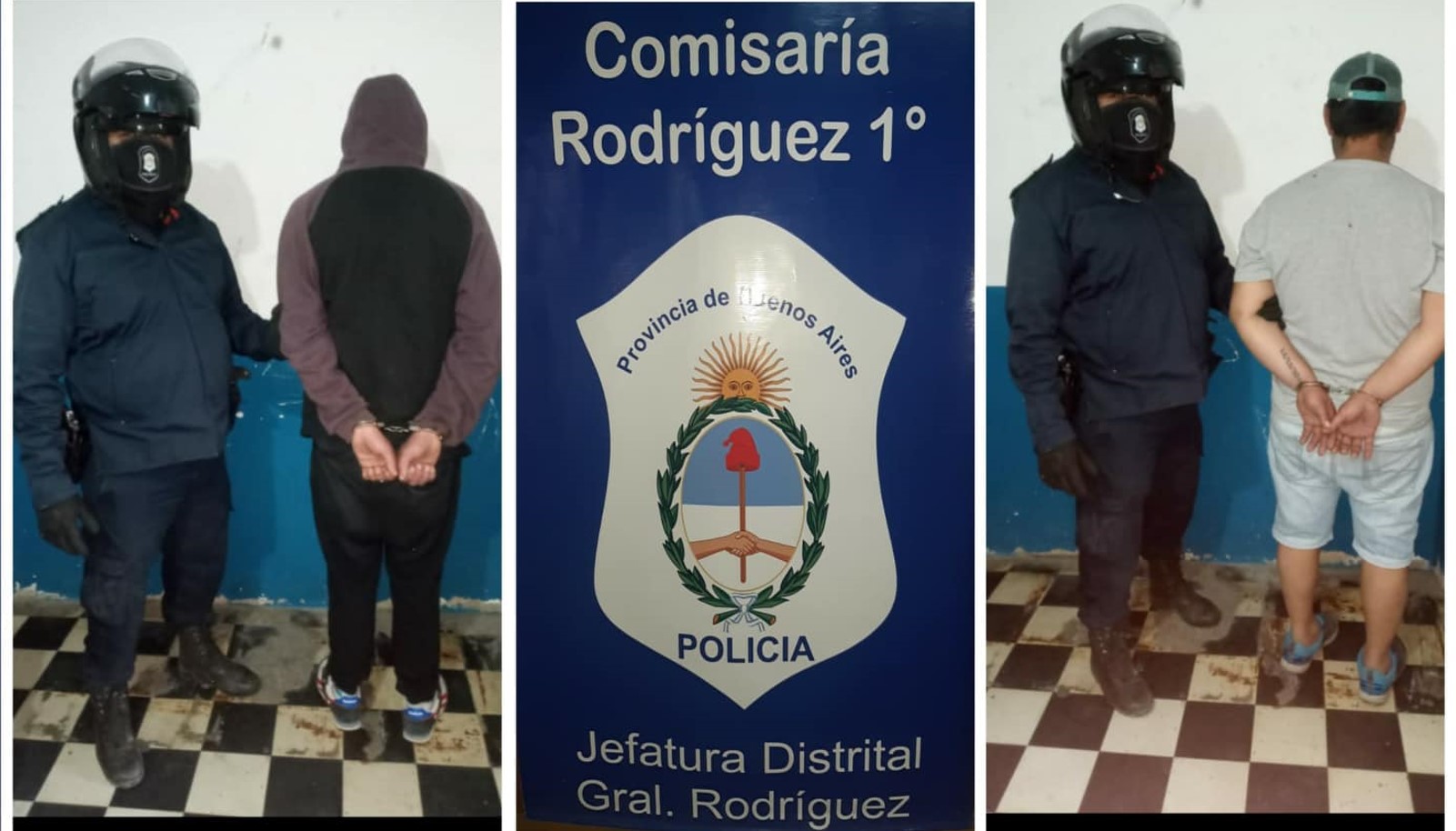 Tras una breve persecución, detuvieron a dos sujetos con medio "ladrillo" de marihuana