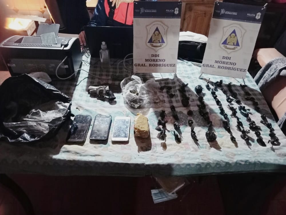 ALLANAMIENTO PARADA LOS NOGALES DROGA 1