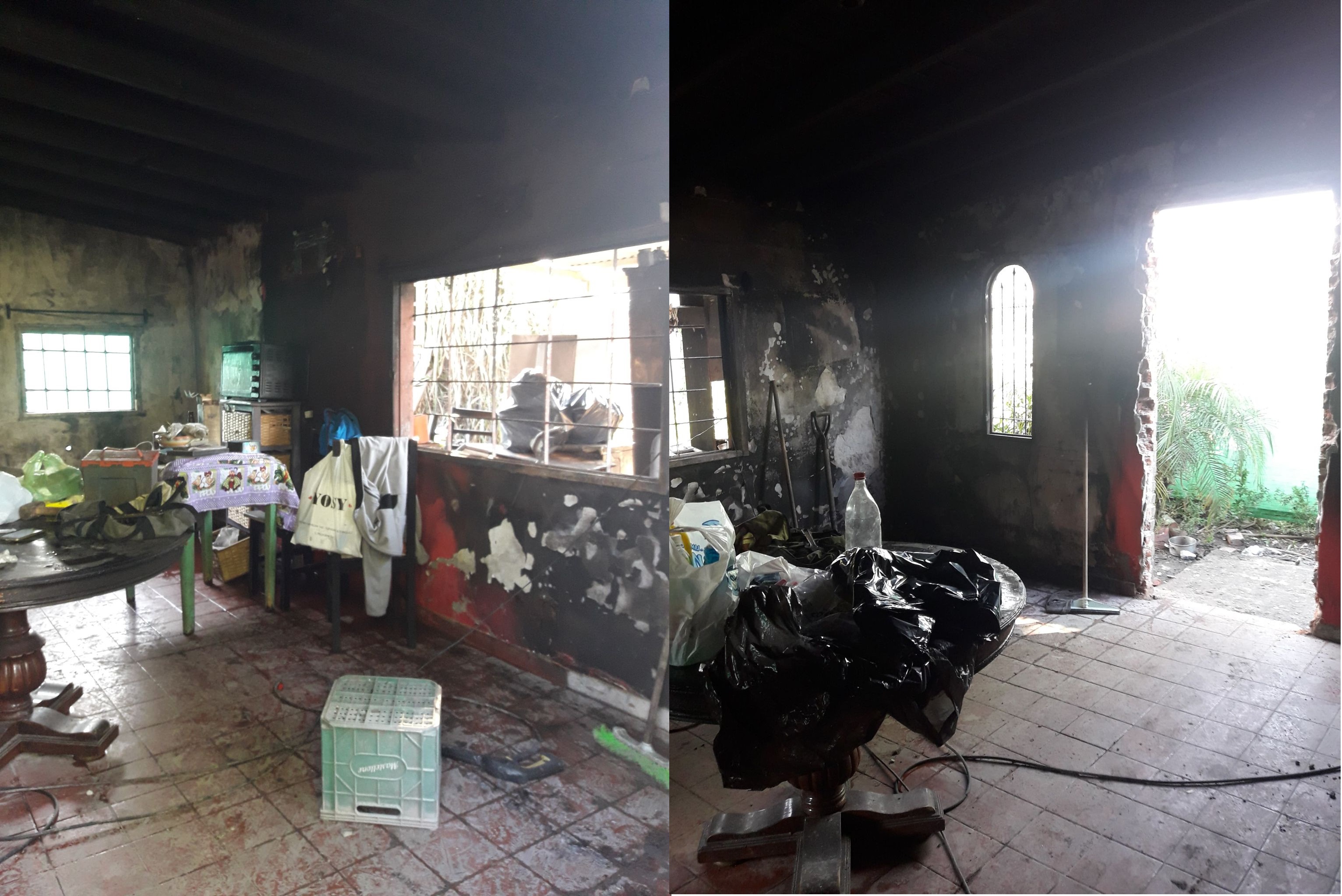 Incendio en Villa Ángela: los despertaron las llamas, lograron salvarse pero murió su mascota