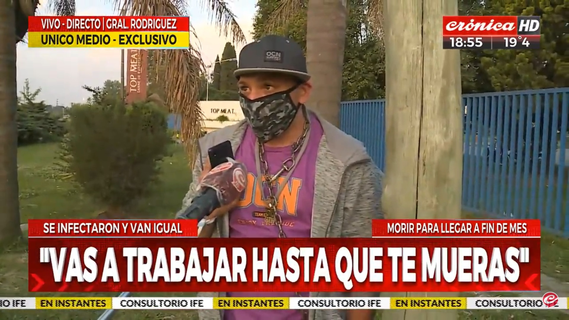 El sindicato de trabajadores de la carne se expresó sobre el reclamo del trabajador de Top Meat