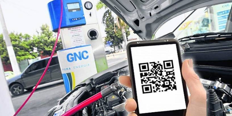 Autorizan el pago con QR en estaciones de GNC