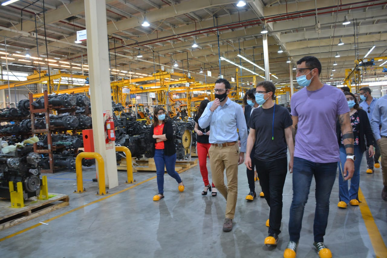 El ministro de Producción bonaerense recorrió las empresas radicadas en Gral. Rodríguez