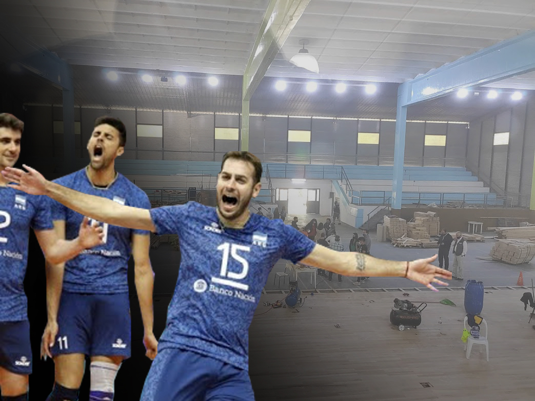 La Selección Argentina de Voley se preparará para los Juegos Olímpicos en el Polideportivo Municipal