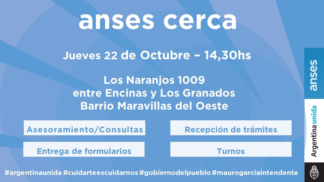 OPERATIVO ANSES LOS NARANJOS 22 OCTUBRE