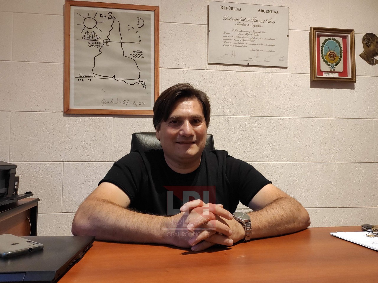 Darío Kubar sostuvo que "hoy en General Rodríguez, lo fundamental es la seguridad"