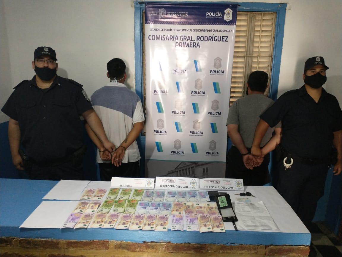 Aprehendieron a dos sujetos por estafa de venta de lotes