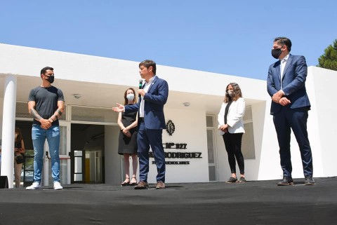 El gobernador Kicillof estuvo en la inauguración de dos jardines en Gral. Rodríguez