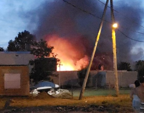 INCENDIO COLECTORA SUR Y ROCCA 1