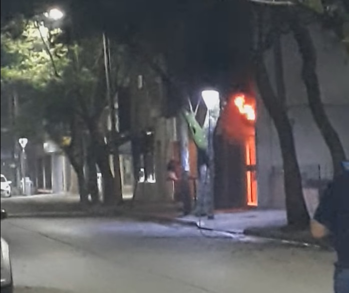 Incendio en un edificio céntrico en la noche del viernes