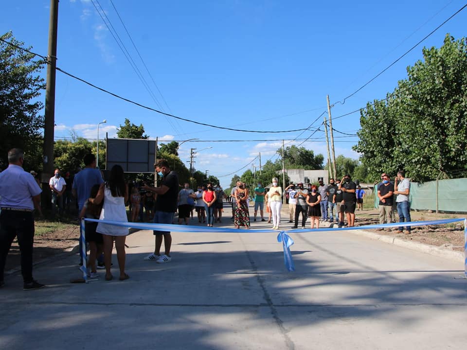 Inauguraron pavimentación en el barrio Güemes