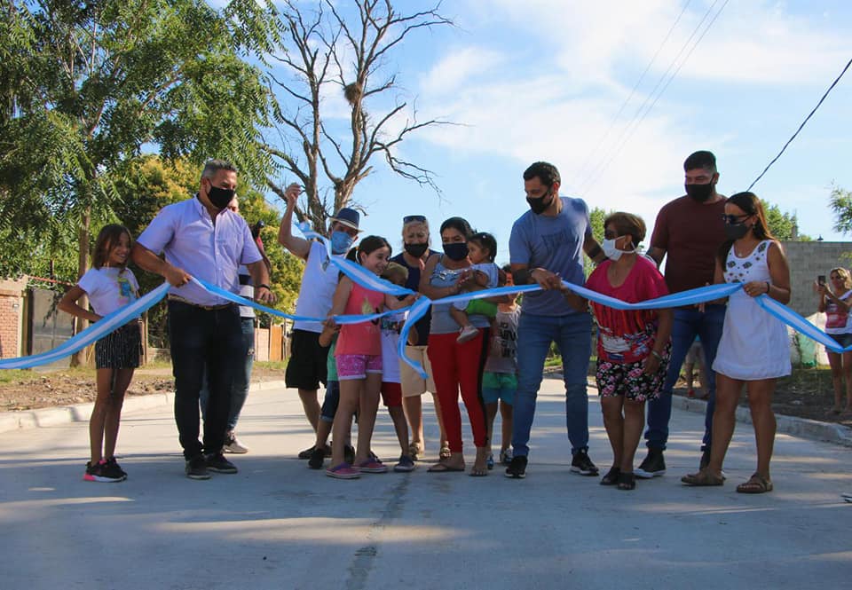 inauguración pavimentación parque general güemes general rodríguez 1