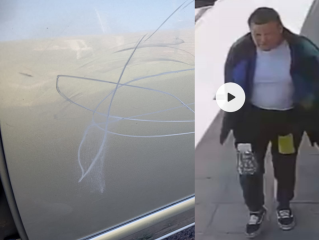 Video: bronca entre vecinos del centro por un hombre que les raya los autos estacionados