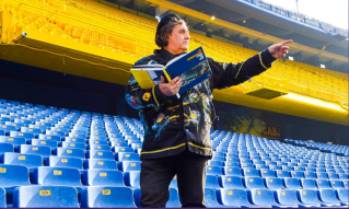 La historia del rodriguense conocido como el "Pintor de la Bombonera"