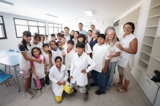 C&oacute;mo es la escuela que se inaugur&oacute; con la presencia del gobernador en General Rodr&iacute;guez