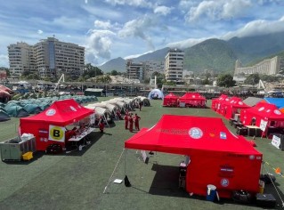 Los bomberos rodriguenses ya est&aacute;n en Venezuela: en qu&eacute; parte se ubican y c&oacute;mo fueron sus primeras horas
