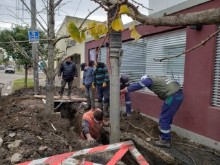 Podría verse afectado el servicio de agua en el casco urbano por la rotura de una cañería importante