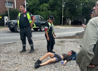 Cay&oacute; de la bicicleta y debi&oacute; ser trasladada al Hospital por las heridas sufridas