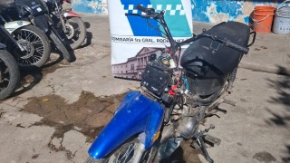 Secuestraron una moto robada en General Rodr&iacute;guez: la manejaba un menor de edad