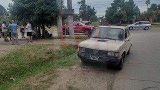 Un joven y una ni&ntilde;a hospitalizados tras un fuerte choque en la zona de Malvinas
