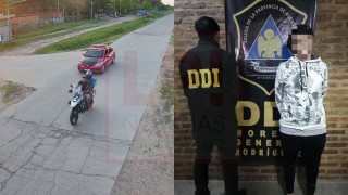 Detuvieron en otro distrito a un motochorro por un violento robo en Gral. Rodr&iacute;guez