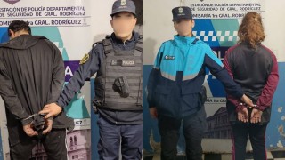 Se quisieron escapar por los techos tras robar un comercio del casco urbano y fueron capturados