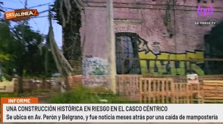 Peligro en pleno centro: una hist&oacute;rica esquina se cae a pedazos y preocupa a vecinos