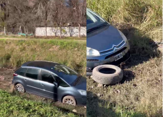 Apareci&oacute; un auto "intacto" metido en un arroyo y gener&oacute; preocupaci&oacute;n, pero despu&eacute;s se supo qu&eacute; pas&oacute;...
