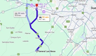 Robaron en General Las Heras, abandonaron una camioneta en este distrito