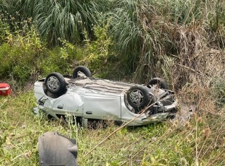 "Tuvimos un Dios aparte": viajaban en la Ruta 6 y volcaron cuando buscaban esquivar un pozo