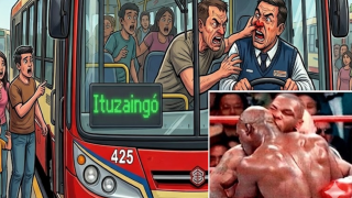 &iquest;Un "Tyson" detenido en Gral Rodr&iacute;guez?: discuti&oacute; con el chofer y le mordi&oacute; con furia la nariz