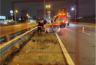 Accidente fatal en la Autopista: camioneta embisti&oacute; a un peat&oacute;n en la tarde-noche de ayer