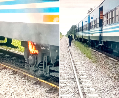 Principio de incendio en una formación del Sarmiento del ramal Moreno-Mercedes generó demoras y cancelaciones