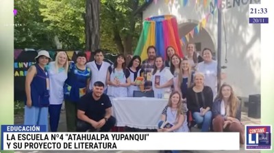 Un interesante proyecto con autores de literatura en la Escuela Primaria Nº 4